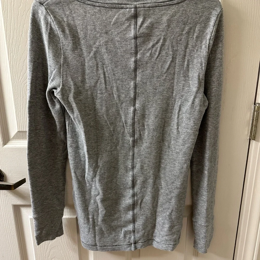 PINK Victoria's Secret Heather Gray Long Sleeve Top